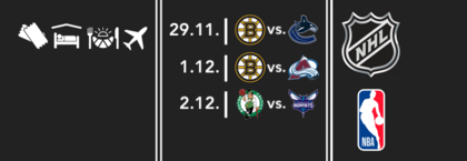 NHL: Boston Bruins - Vancouver &amp; Colorado | Pasta vs. Hronek a Nečas | NBA: Celt